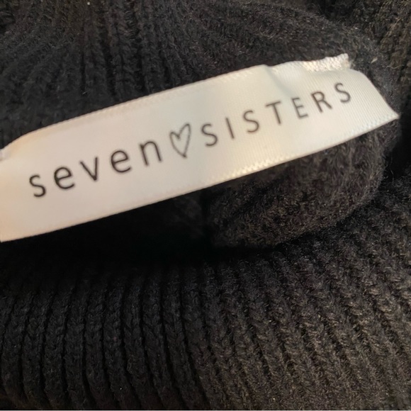 Seven Sisters Waffle Turtleneck Sweater - Picture 3 of 4
